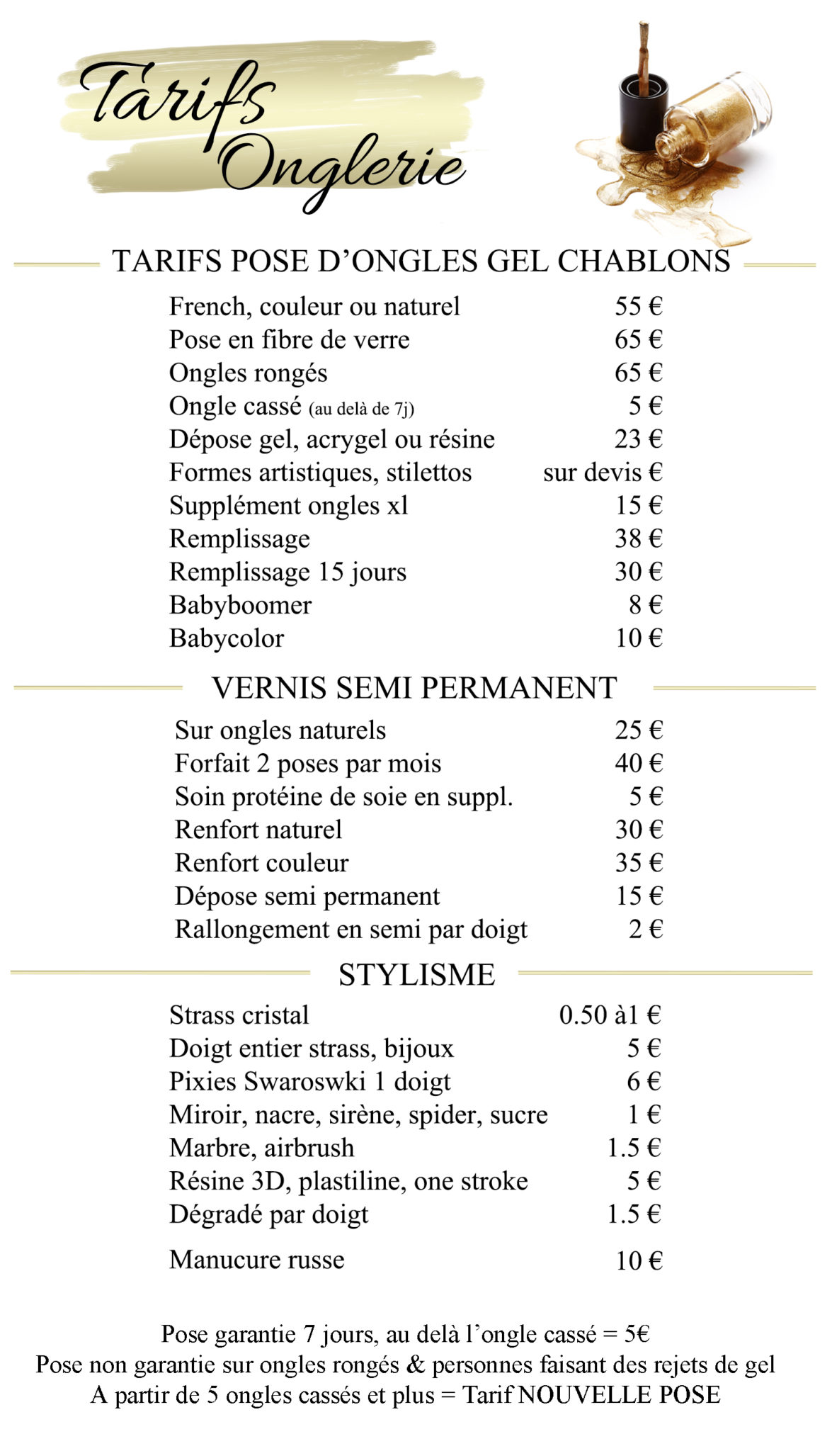 Ongles de Rêves Prothésiste Styliste Ongulaire Clermont Cournon